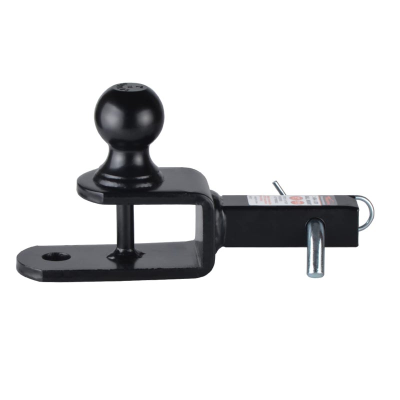 Towever 84031 Towever ATV Hitch Ball Mount 2 inch Ball with 1-1/4 inch Solid Shank, with 1/2 inch Pin & Clip, Rated 2000 lbs - Image 4
